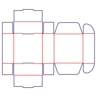 Krabica na mieru - rozkrój
